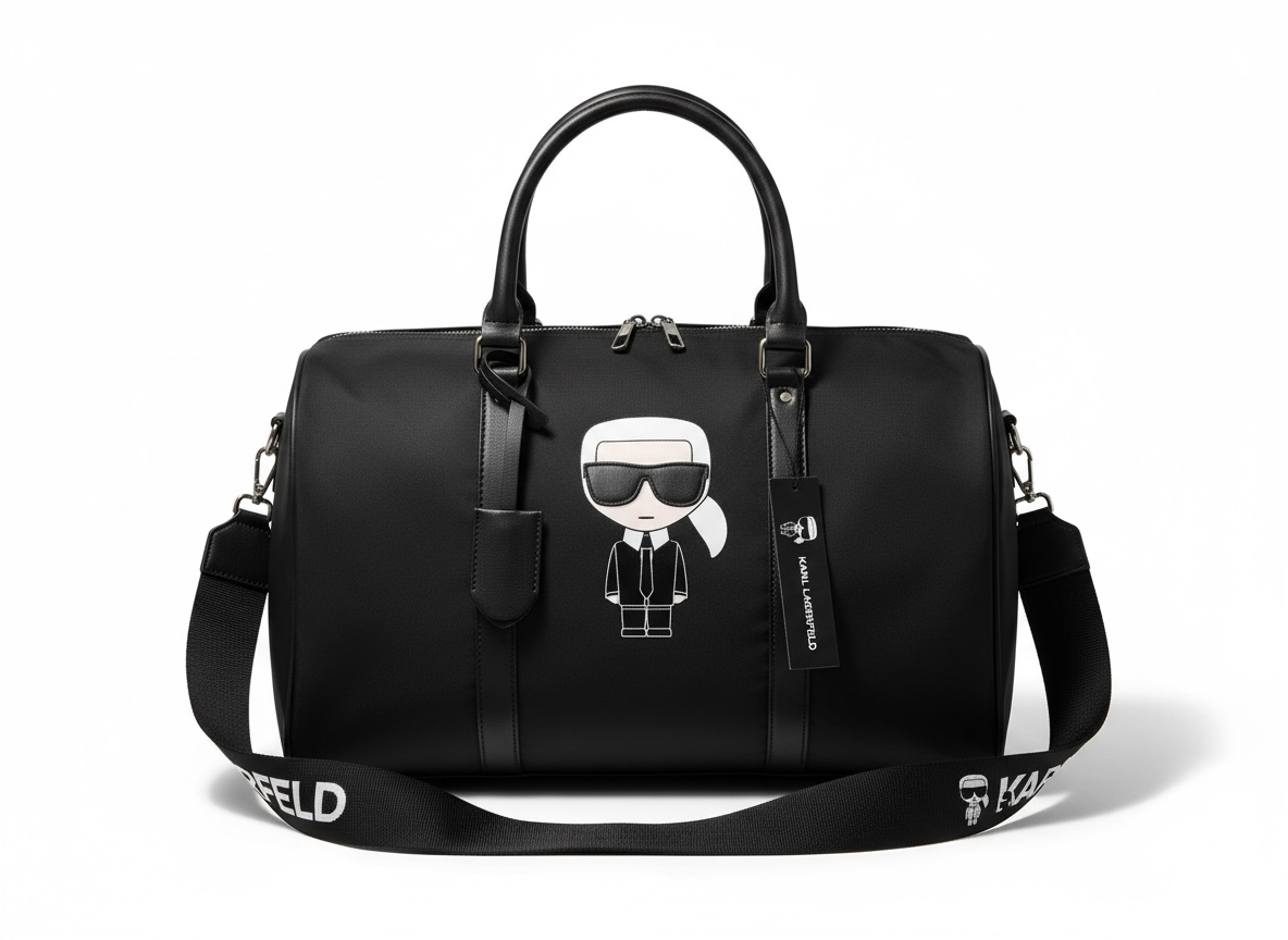 KARL LAGERFELD Travel Duffle Bag 🖤 | Icon Edition