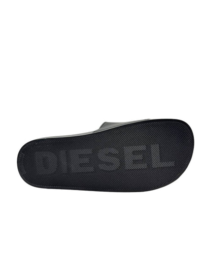 DIESEL Slides – Icon Logo Black Edition ⚫🔥