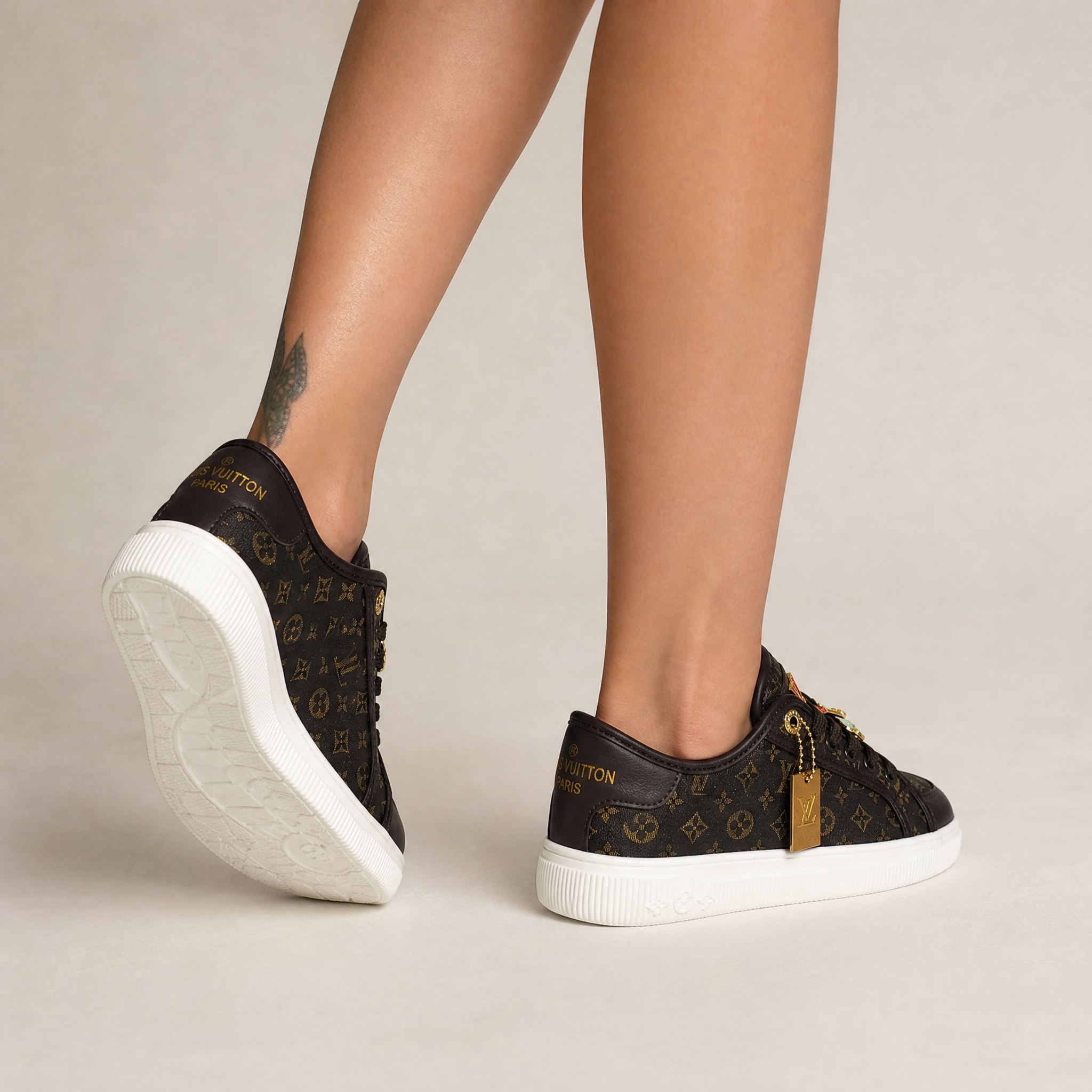 Louis Vuitton Monogram Charm Sneakers 🤎✨
