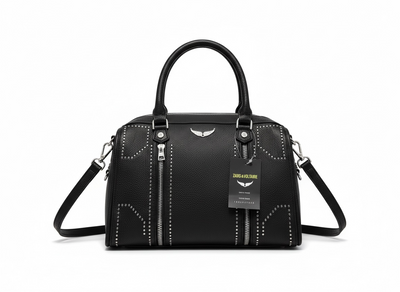 ZADIG & VOLTAIRE Voltaire Studded Bag 🖤⚡ | Bold Iconic Edge