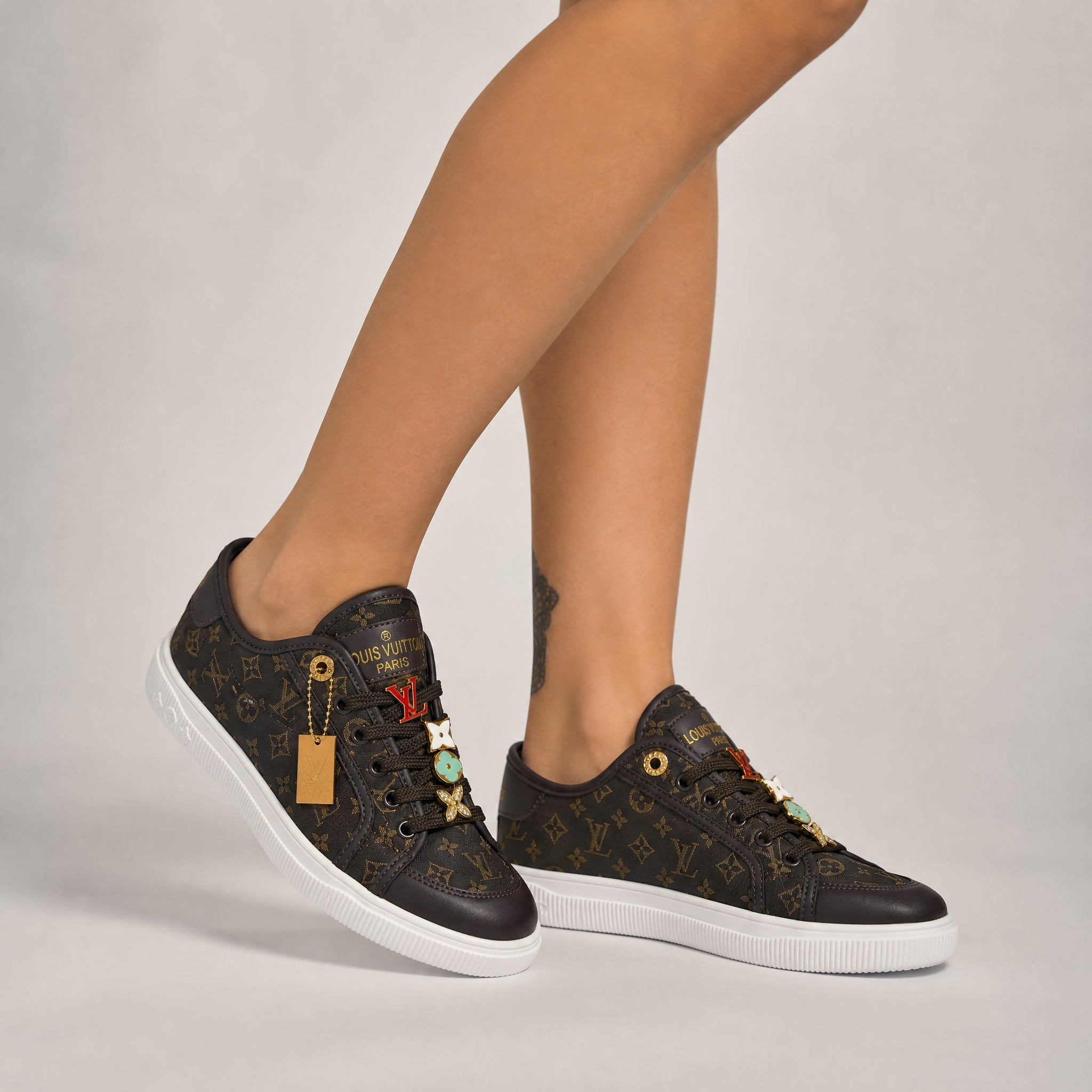 Louis Vuitton Monogram Charm Sneakers 🤎✨