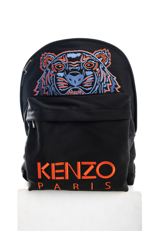 KENZO Tiger-embroidered backpack / BLACK