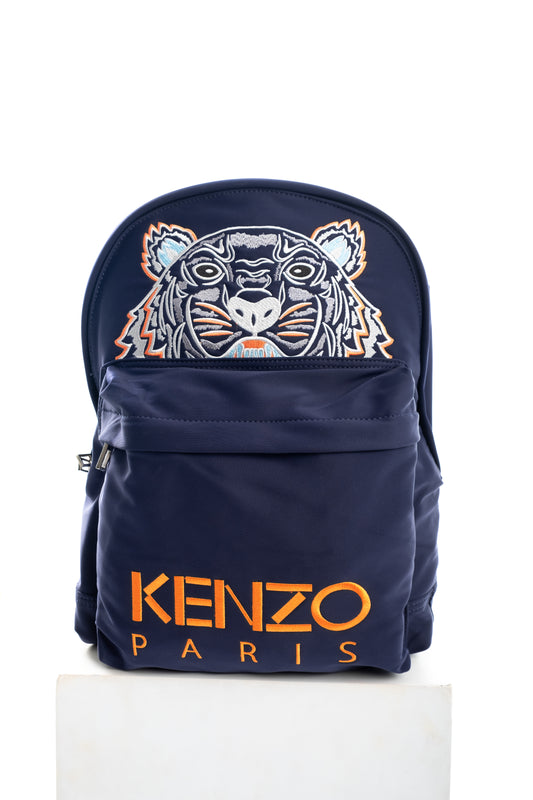 KENZO Tiger-embroidered backpack / NAVY BLUE