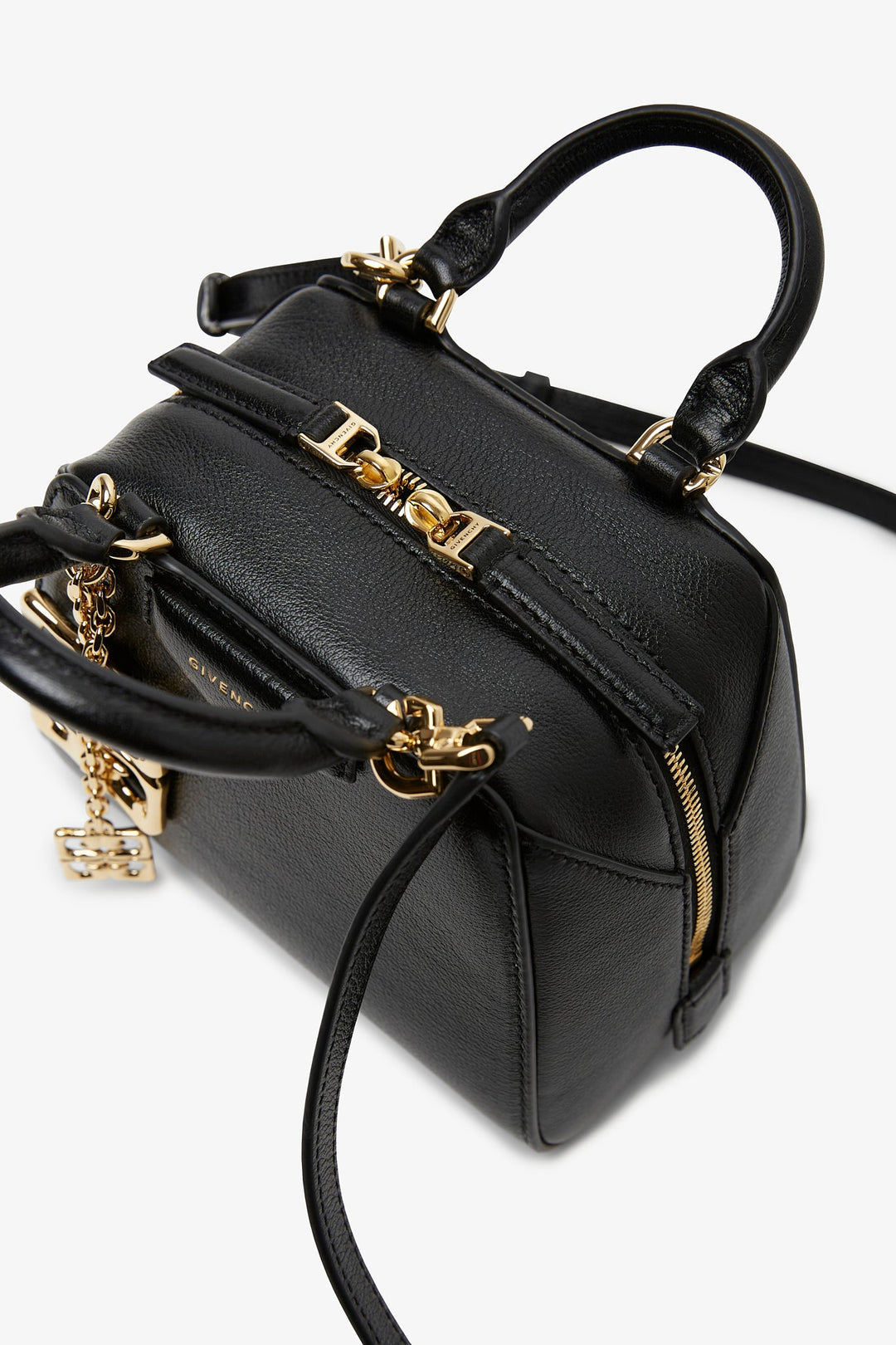 Givenchy Mini Top Handle Bag with Gold Charm 🖤✨🔗