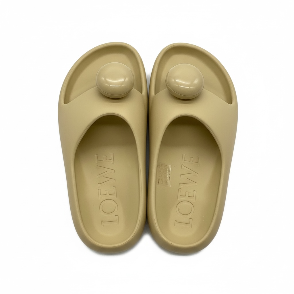 Loewe Anagram Rubber Slide Sandals 💛✨
