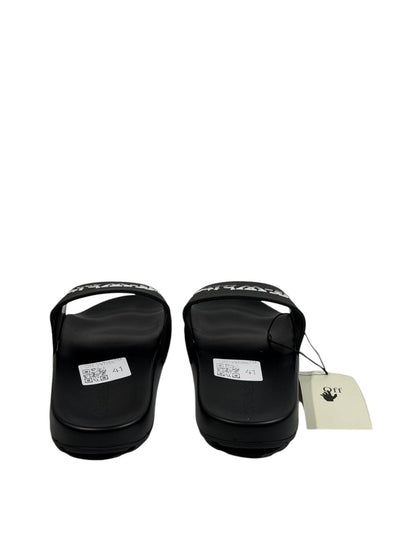 OFF-WHITE Slides – Black Logo Edition 🖤⚡