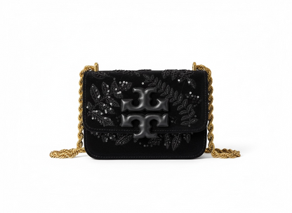 Tory Burch Velvet Chain Bag – All Black Elegance 🖤✨