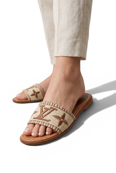 LOUIS VUITTON Monogram Slides 🤎✨ | Effortless Summer Luxury