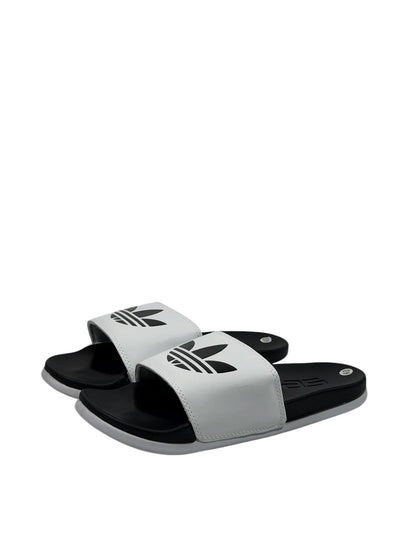 ADIDAS Originals Slides – Black & White Trefoil Edition ⚫⚪