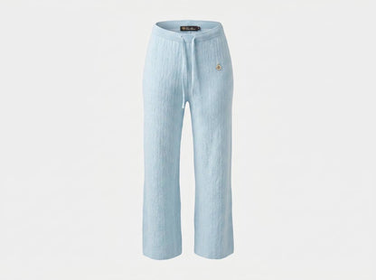 Loro Piana Textured Knit Co-Ord Set – Sky Blue 💙✨