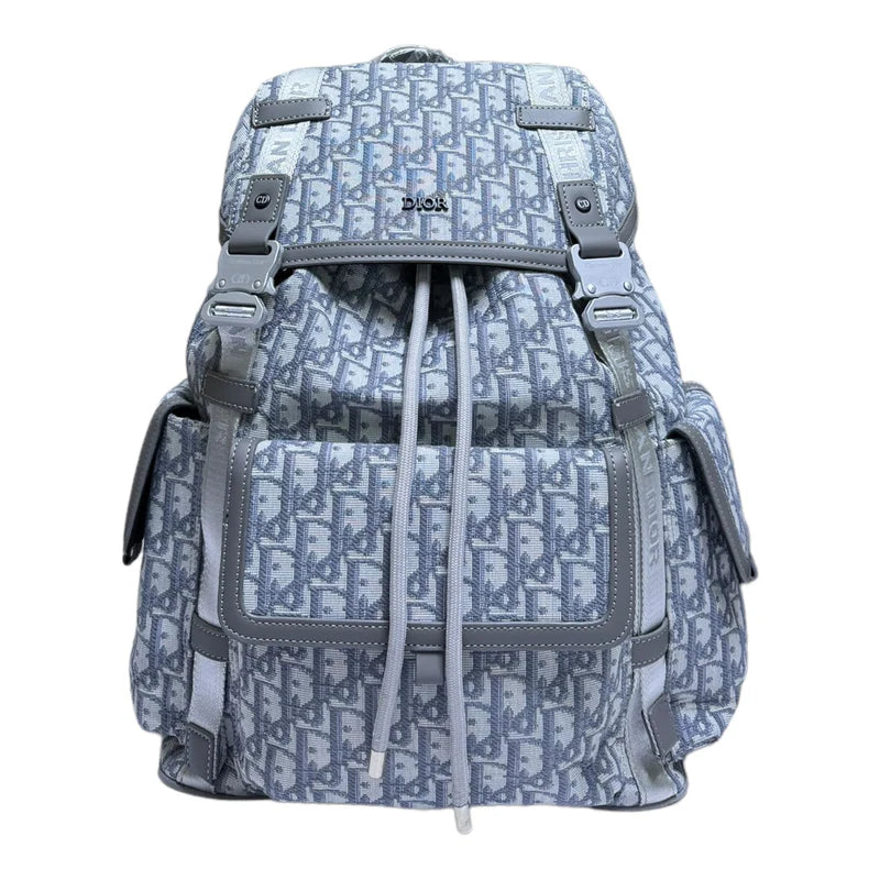 Christian Dior Oblique Gray Backpack