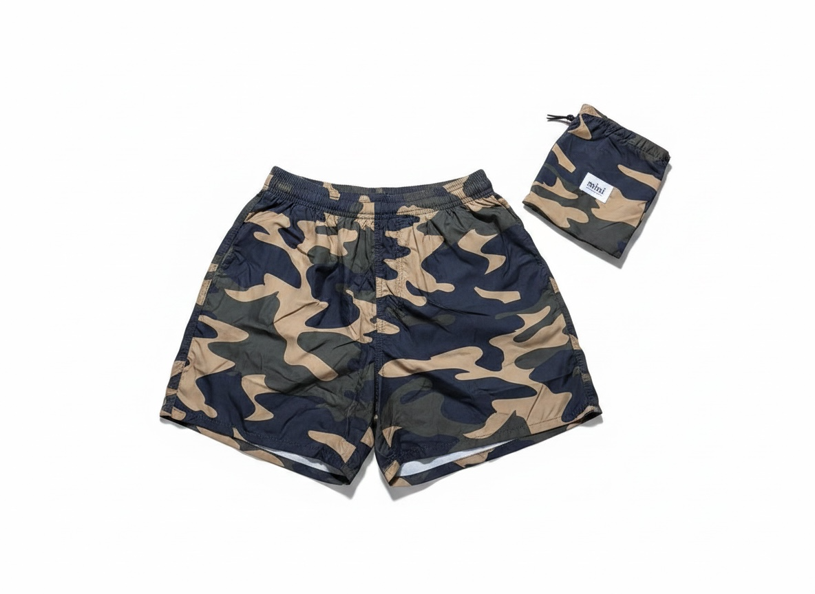 Camo Utility Swim Shorts 🪖🌊