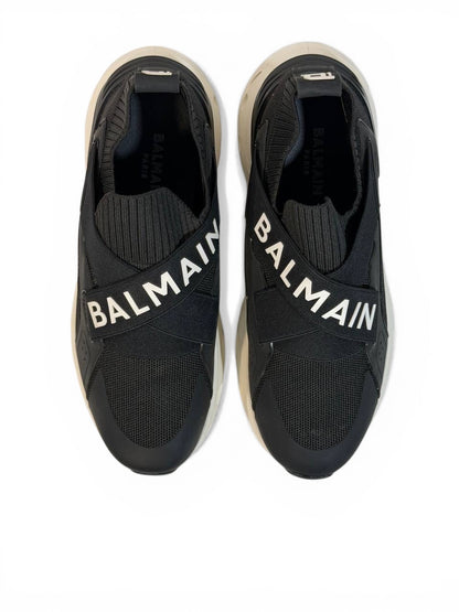 Balmain Logo Strap Sneakers 🖤⚡ | Bold Street Luxury
