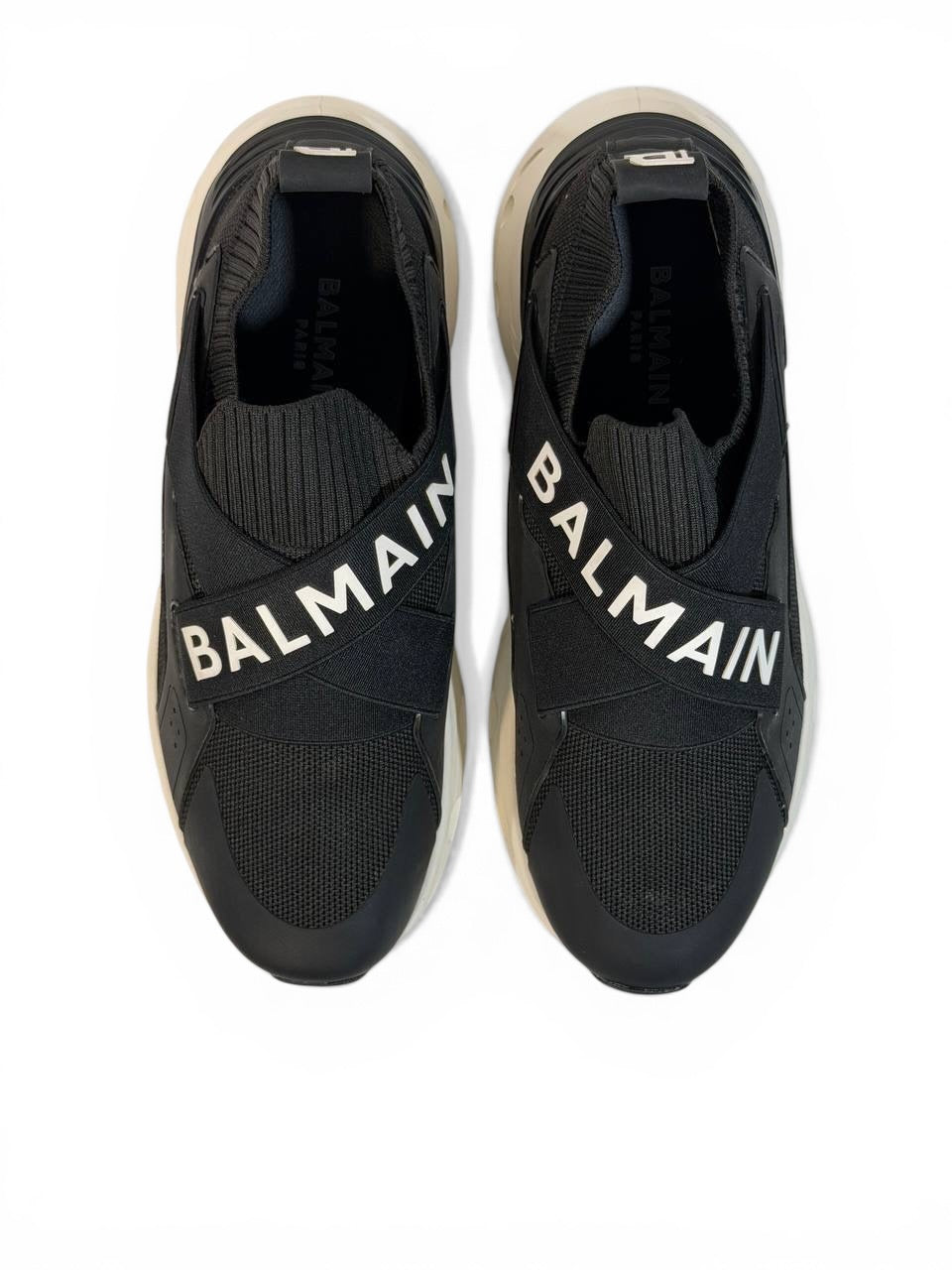 Balmain Logo Strap Sneakers 🖤⚡ | Bold Street Luxury