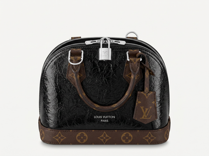 Louis Vuitton Alma BB Black Patent Handbag 🖤✨