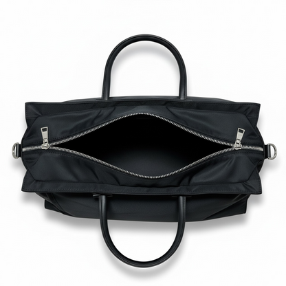 PRADA Large Black Tote 🖤 | Minimal Luxury Statement