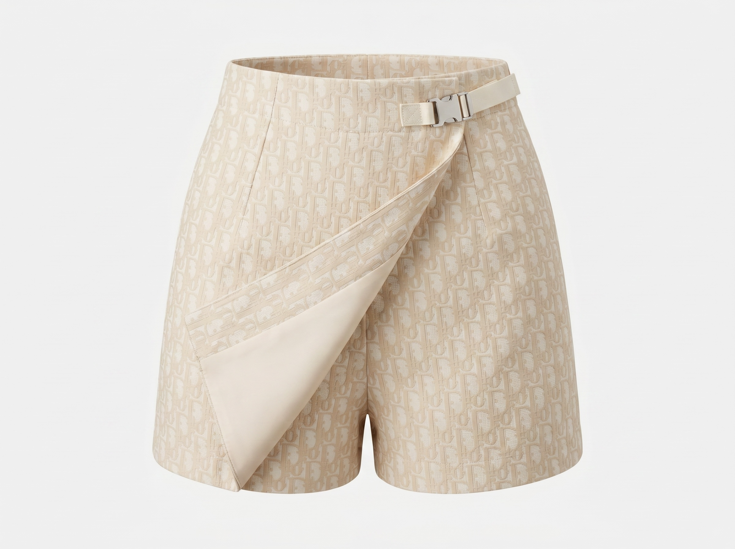 Christian Dior Oblique Jupe Short – Cream Beige 🤍✨
