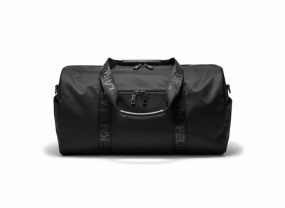 KARL LAGERFELD Black Travel Duffel Bag 🖤✈️ | Premium Statement Carry