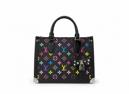 LOUIS VUITTON Onthego PM – Black Multicolor Edition 🖤🌈