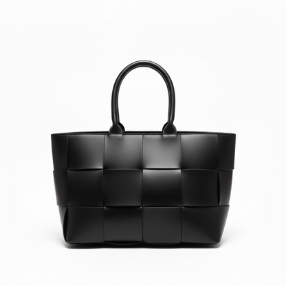 Bottega Veneta Black Intrecciato Leather Tote Bag 🖤👜