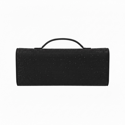 ✨ Bottega Veneta Black Crystal Knot Clutch – Luxurey Evening Handbag ✨