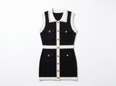 🖤 Balmain Monogram Knit Mini Dress one size