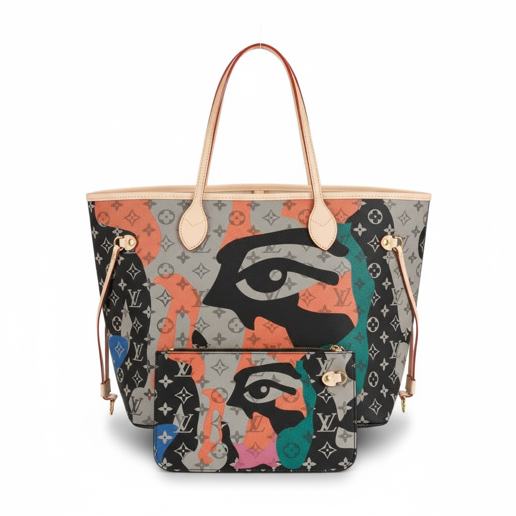 Louis Vuitton Limited Edition Multicolor Artistic Monogram Tote 🎨👜✨
