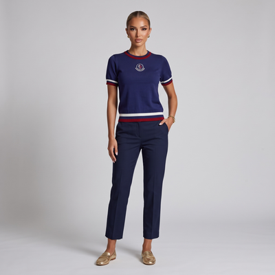 💙 Moncler Knit Top | Navy | One Size