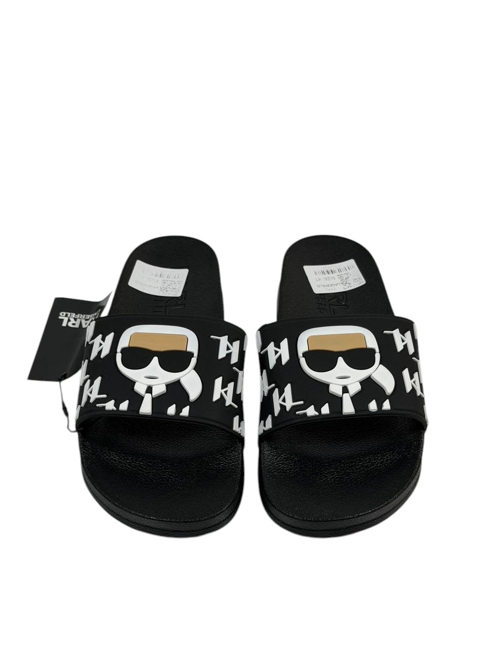 KARL LAGERFELD Slides – Ikonik Karl Edition 🕶️⚫