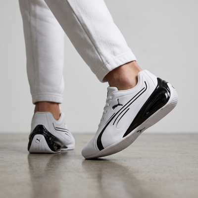 🤍⚡ Puma Viz Runner White & Black Lifestyle Sneakers – Modern Sport Comfort Shoes 👟🔥