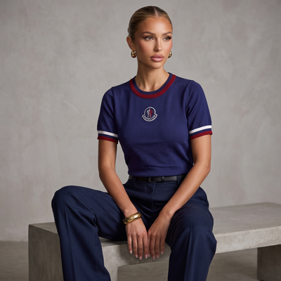 💙 Moncler Knit Top | Navy | One Size