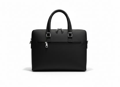 LACOSTE Leather Briefcase 💼🖤 | Sleek Business Essential