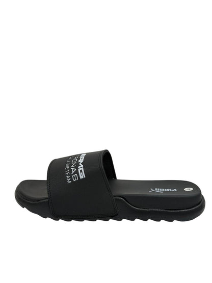 PUMA x AMG PETRONAS Slide Sandals – Black Edition 🖤🏁