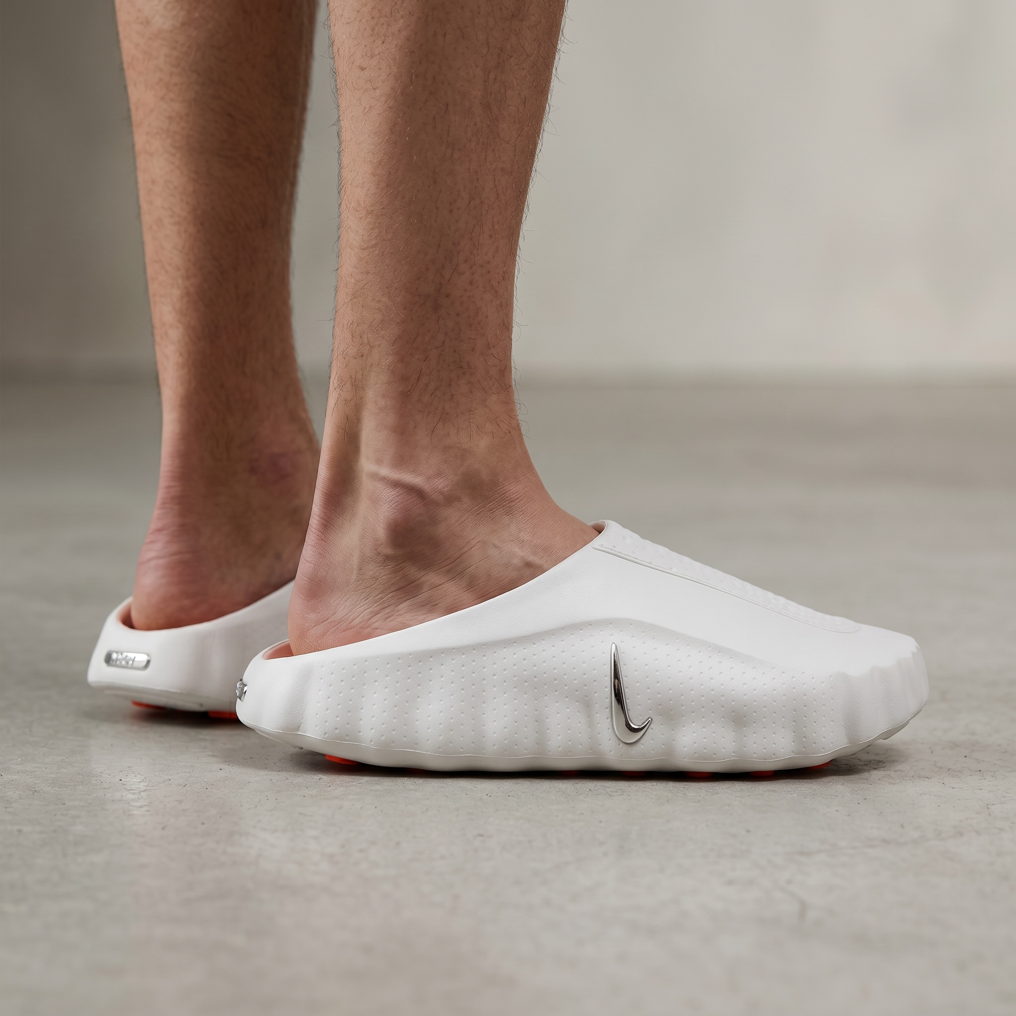 Nike Mind 001 White Comfort Mule Slides – Premium Minimalist