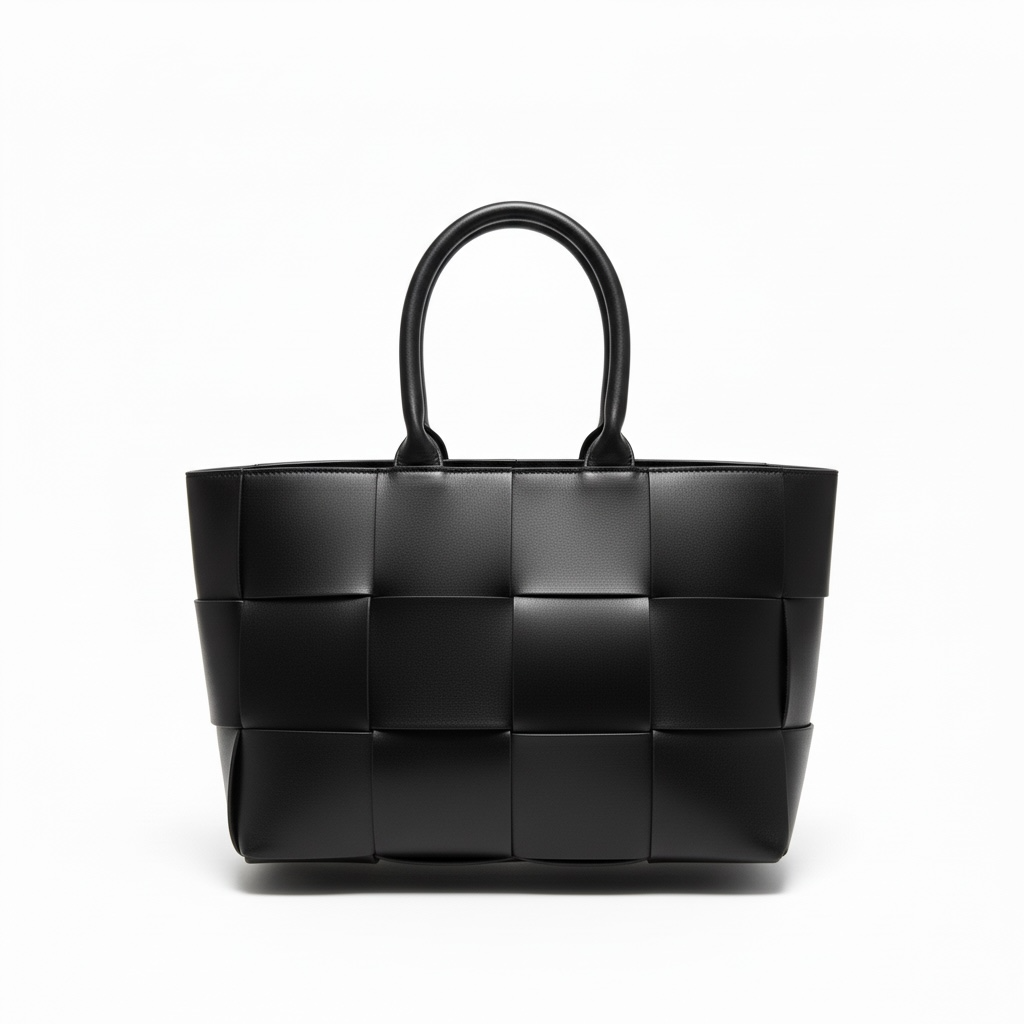 Bottega Veneta Black Intrecciato Leather Tote Bag 🖤👜