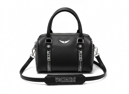 Zadig & Voltaire Rocky Nano Bag – Black Grained Leather 🖤✨