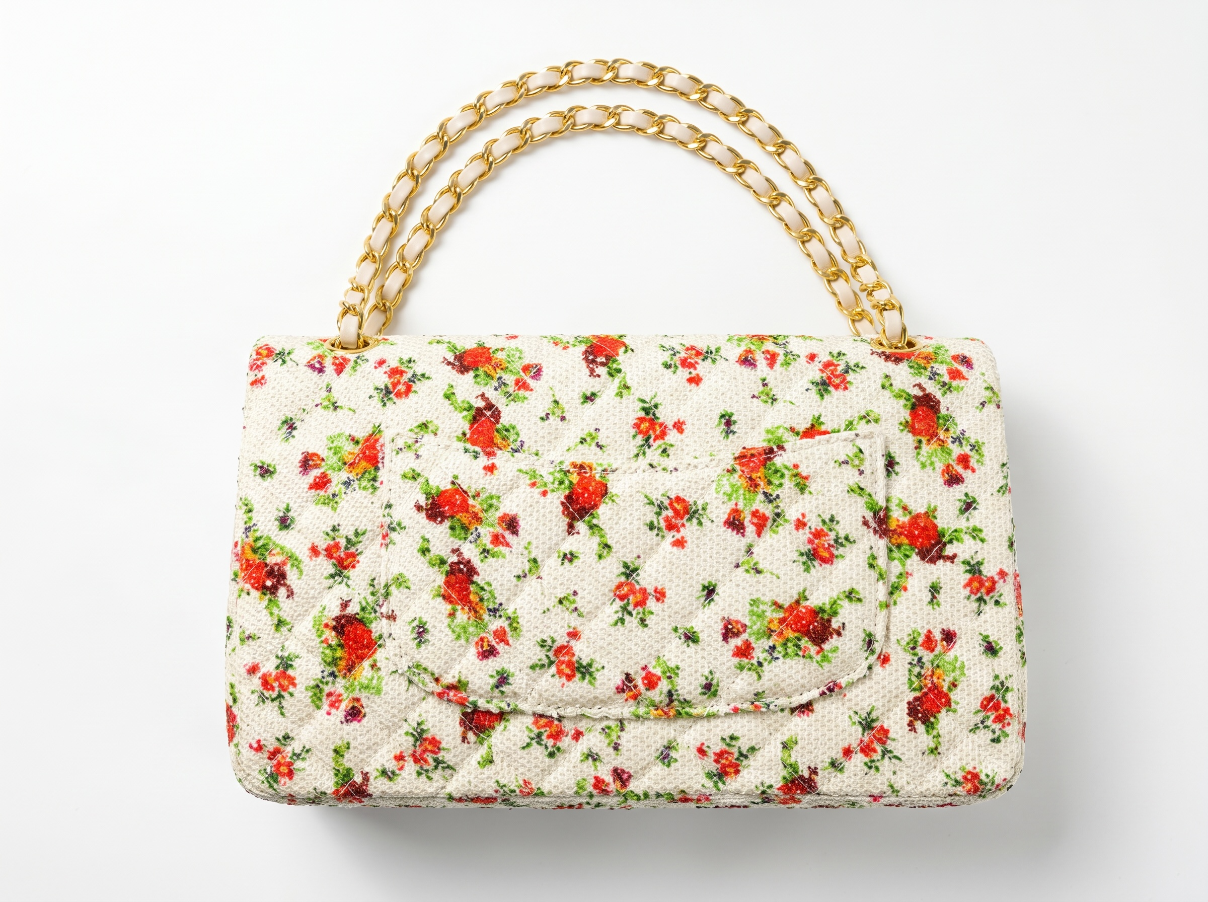 ✨ Chanel Garden Bloom Classic Flap Bag 🌺🤍