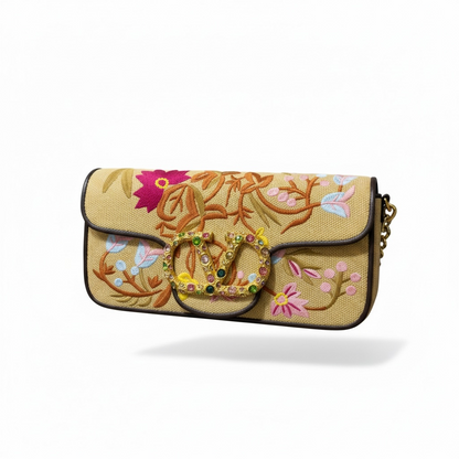 Valentino Handmade Floral Shoulder Bag 🌸✨