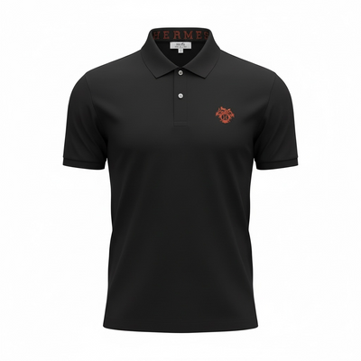 Hermès Black Polo Shirt 🖤✨ Signature Luxury Edition