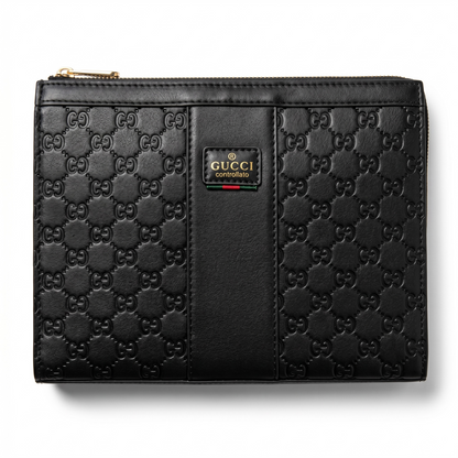 Gucci Black-GG Monogram Clutch Bag 🖤✨💼🔥