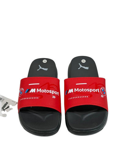 PUMA BMW M Motorsport Slide Sandals – Red Edition 🔴🏁