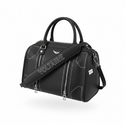 ZADIG & VOLTAIRE Voltaire Studded Bag 🖤⚡ | Bold Iconic Edge