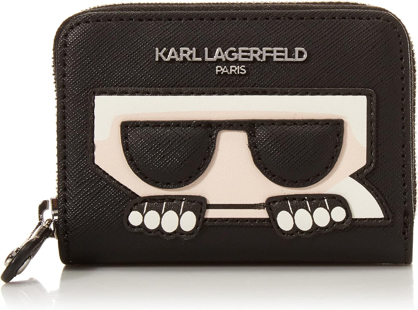 Karl Lagerfeld Paris Zipped Wallet with Iconic Design