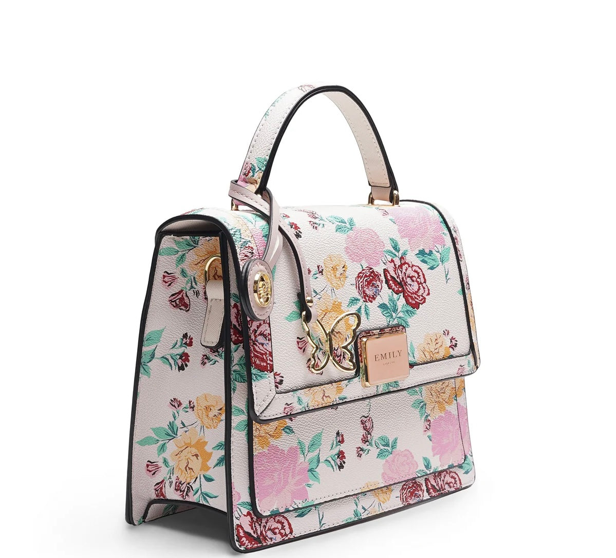 Emily Loran Vintage Floral Crossbody Bag 🌸👜✨