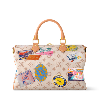 Louis Vuitton Monogram Travel Stickers Speedy Bag 🤍👜✈️