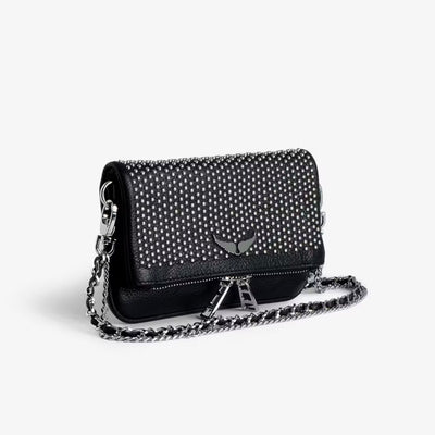ZADIG & VOLTAIRE Studded Clutch Bag 🖤✨ | Rock-Chic Statement