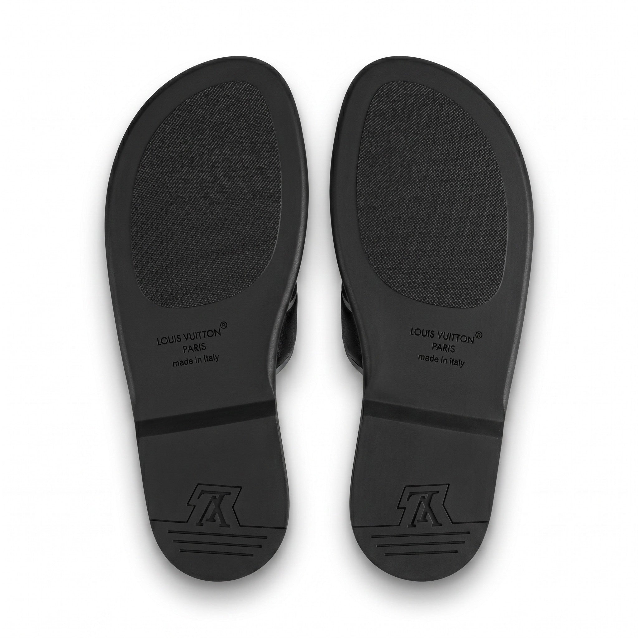 Louis Vuitton LV Cross Strap Leather Slides – Brown