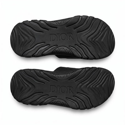 Dior Oblique Black Slide Sandals