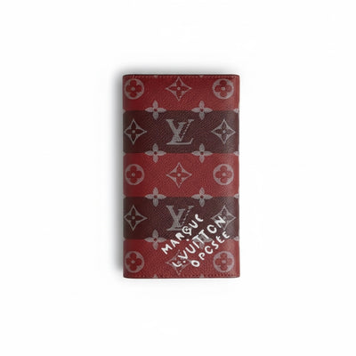 👛 Louis Vuitton “Margot L. Vuitton Otepsée” Long Card Holder – Red Monogram Art Edition