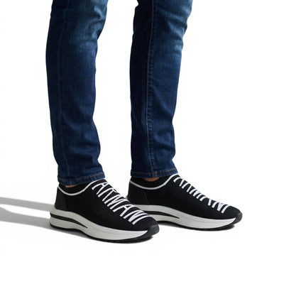 EA7 Armani Exchange-Inspired Slip-On Sneakers – Bold Logo Black Edition 🖤🔥